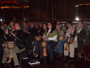 Colonial First State Interactive Drumming Park Hyatt Melbourne